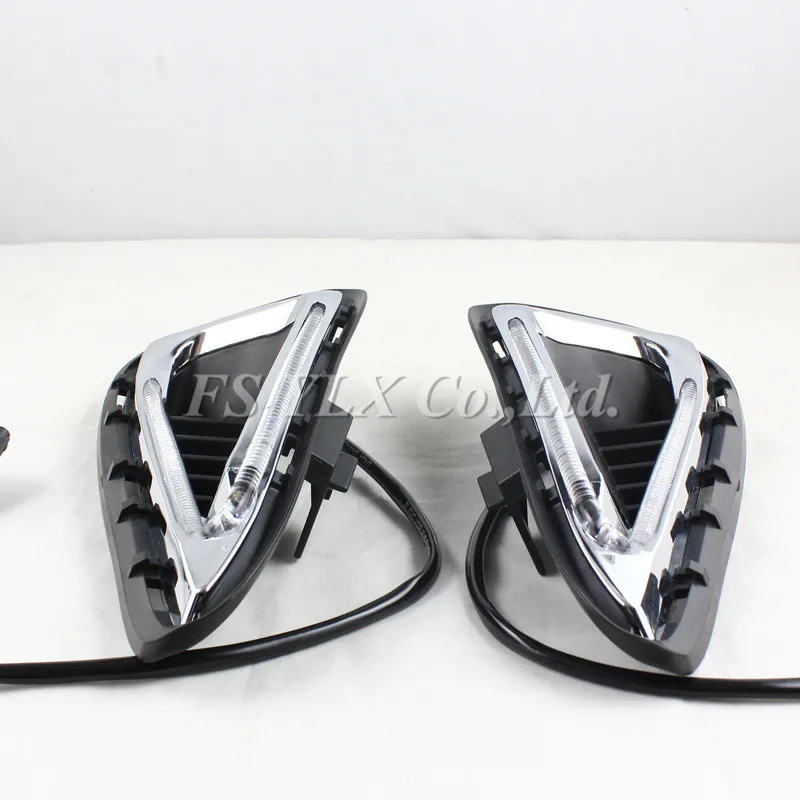 FSYLX Автомобильный светодиодный дневный светильник drl для Toyota Camry 2009-2015 Белый