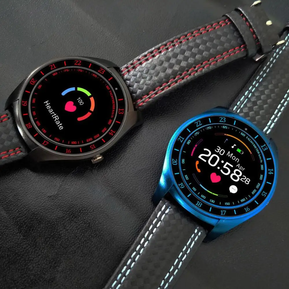 Спортивные smart watch 1 54 дюймов полный сенсорный экран мужские умные часы сердечный