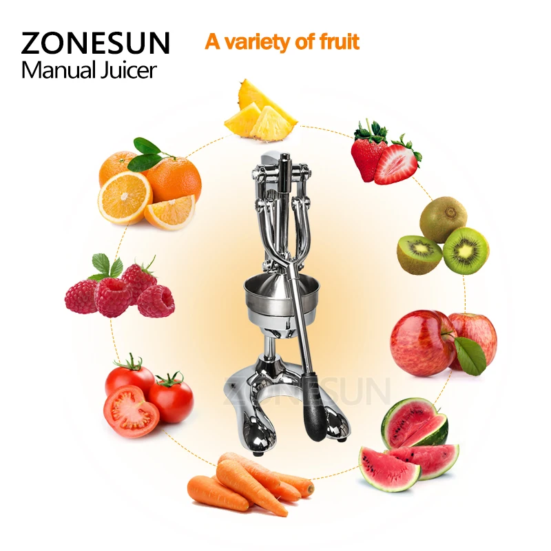 Соковыжималка Zonesun для фруктов кухонный инструмент ручная соковыжималка