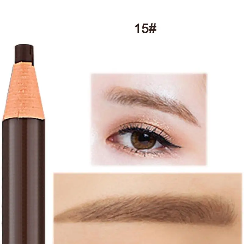 Eyebrow Pen Waterproof Fork Tip Eyebrow Tattoo Easy To Color Double-end Eyebrow Pencil Liquid Eyebrow Enhancer Dye Tint Pen