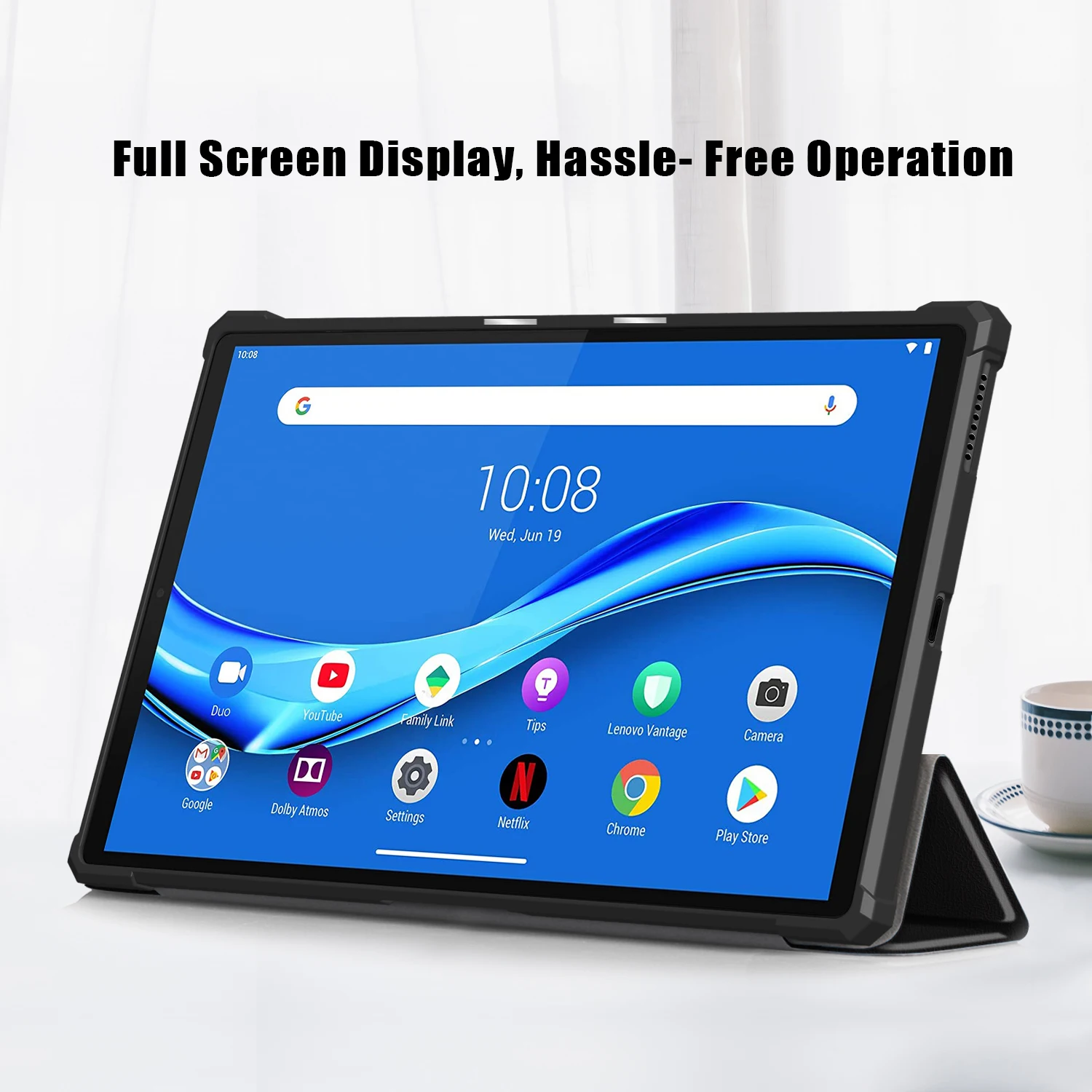 Тонкий ТПУ чехол GLIGLE с принтом для Lenovo Tab M10 FHD Plus TB-X606F X606X умный защитный мягкий |