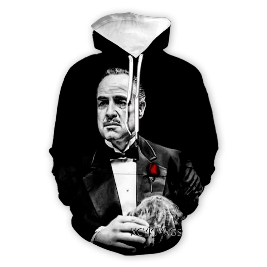 Xinchenyuan мужчины/женщины Крестный отец 3D печать мужчины женщины модная одежда