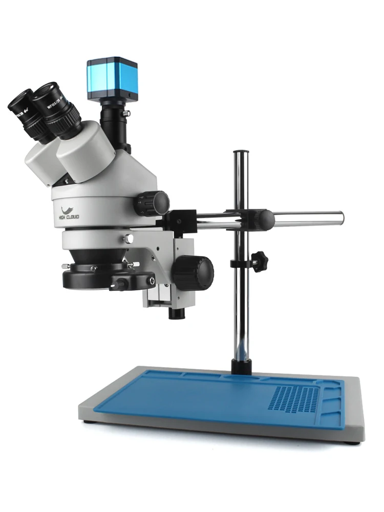 Светодиодный мультифокальный стереомикроскоп Displa 7 дюймов тринокулярный