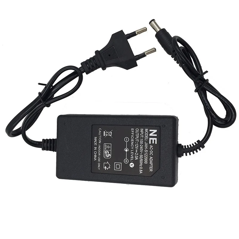 12V2A ЕС Стандартный Мощность адаптер охранного наблюдения светодиодный