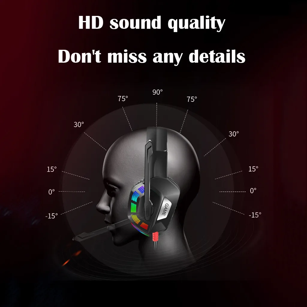 

Gaming Headset 3.5mm Over-Ear Headphone Microphone For N-Switch For PS4 Over-ear Noise HiFi Stereo Canceling