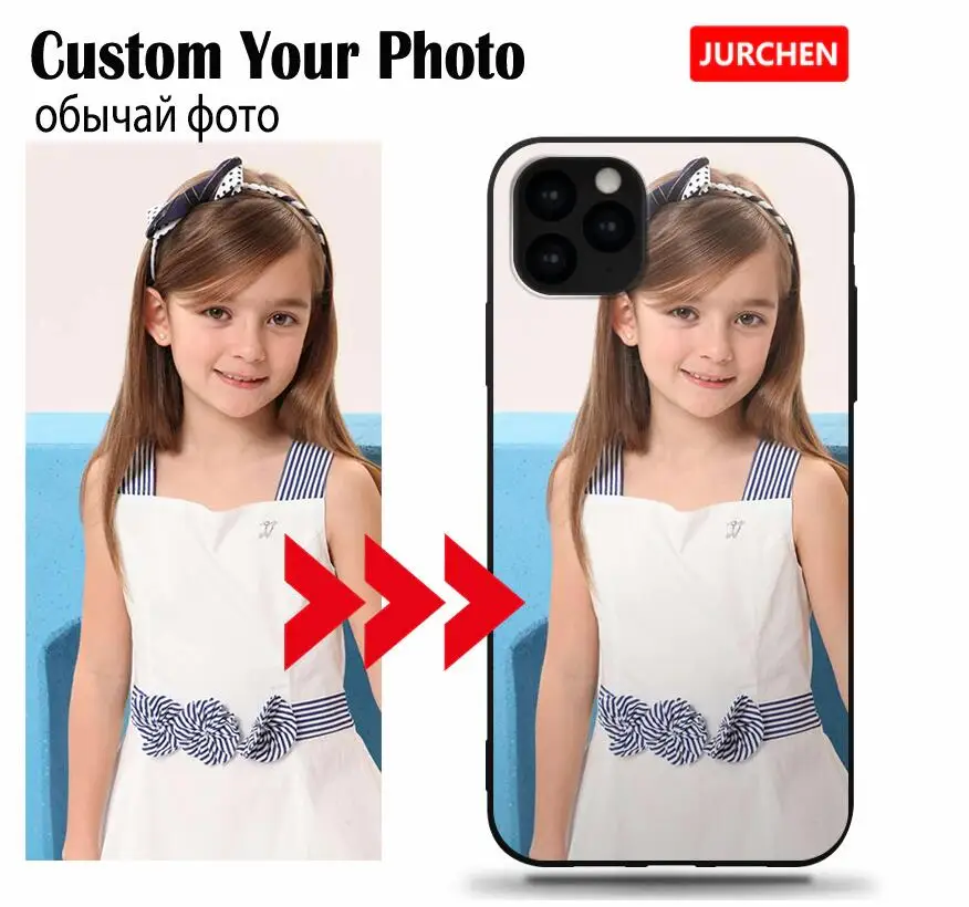 Чехол для телефона с изображением на заказ iPhone 6 7 plus 8 Plus X 11 Pro XS MAX XR подарок