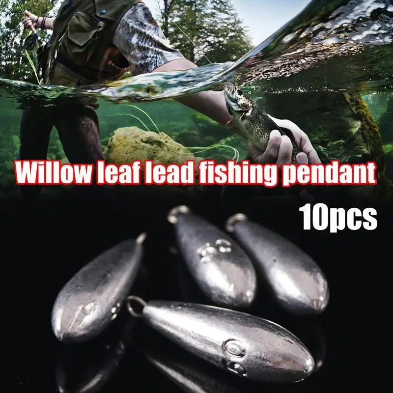 10 шт./компл. комплект грузил с открытым зажимом для рыбалки зажим снасти круглым