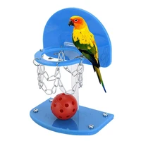 bird basketball toy set mini bird training toy parrot educational toy for cage parrots toys and bird accessories for pet toy