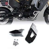 motorcycle heel guards set foot peg bracket for bmw f800gs f800 gs adv adventure f650gs f700gs rear frame plate protector