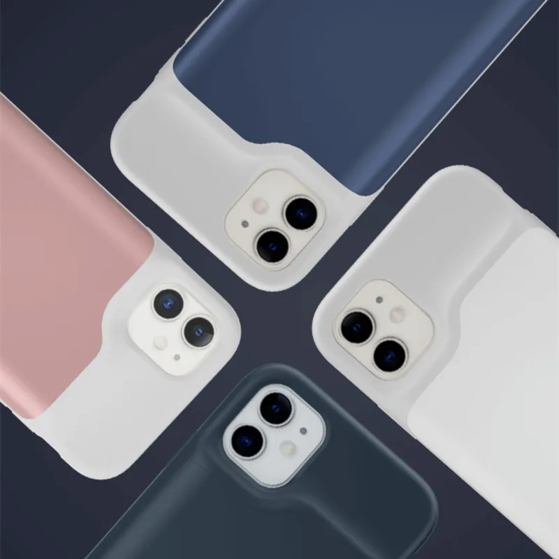 Фото Чехол-аккумулятор для iPhone 13 Pro Max 12 11 умный банк питания и зарядное устройство XS XR 7 8 Plus SE2 SE3 Чехол-аккумулятор для iPhone 13 Pro Max 12 11 умный банк питания и зарядное устройство XS XR 7 8 Plus SE2 SE3