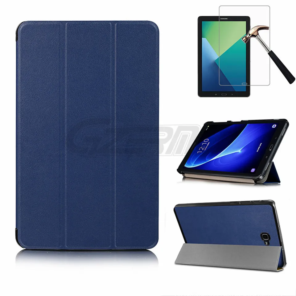 Для samsung Galaxy TAB A 10,1 P580 с S ручкой Магнитная откидная защитная оболочка чехол-подставка чехол для смарт-планшета чехол s+ пленка