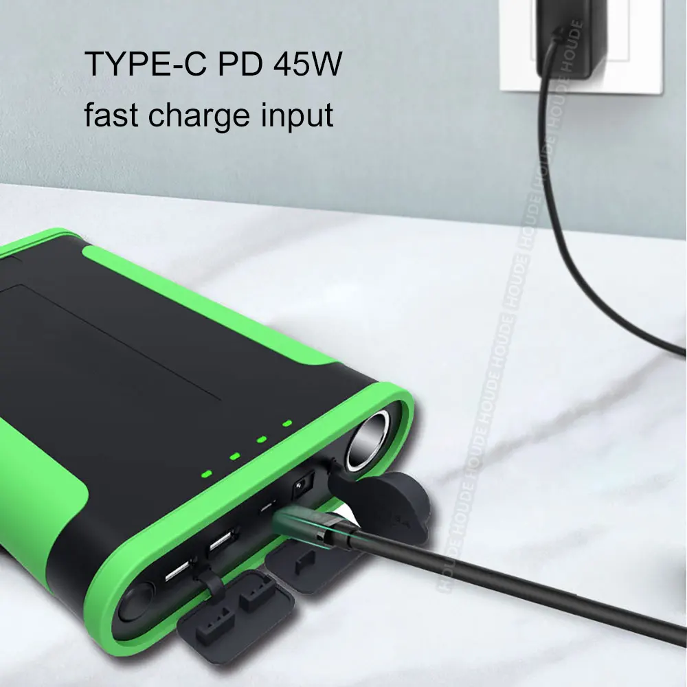 48000mah большой Батарея Ёмкость мини зарядное устройство на солнечной батарее Тип C