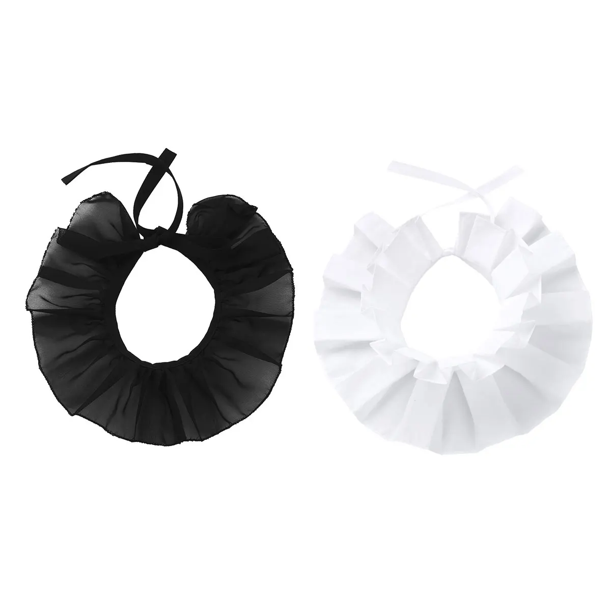 Винтажная одежда в стиле стимпанк Женский Декоративный Воротник с оборками для