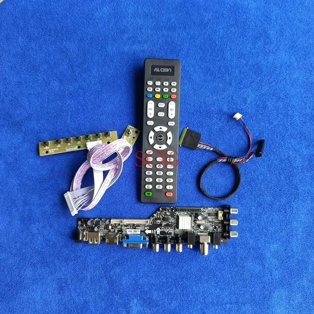 

ЖК-дисплей/светодиодный цифровой сигнал подходит для B125XW01/B125XW02/LP125WH2 HDMI-совместимый USB AV VGA DVB плата привода монитора 40Pin LVDS Kit 1366*768
