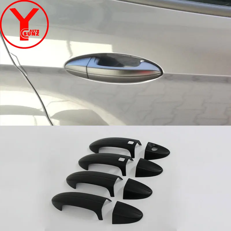 YCSUNZ черная Боковая дверь детали протектор дверной ручки автостайлинг аксессуары