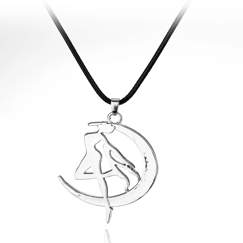 Sailor Moon очаровательный браслет мультфильм аниме Cardcaptor Сакура цветок браслеты из перламутровых бусин браслеты Косплей Подарки для женщин девочка ребенок - Окраска металла: silver necklace
