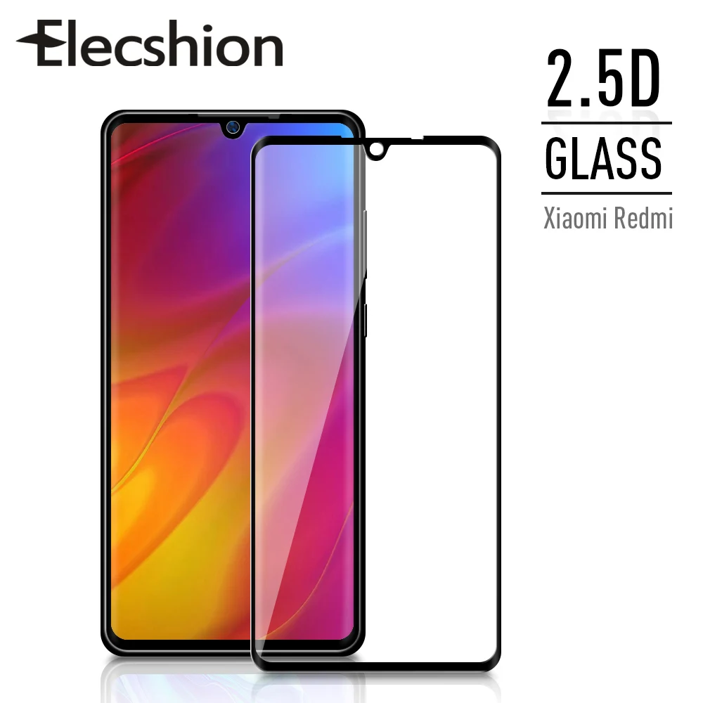 Полное покрытие из закаленного стекла для Xiaomi Redmi 8 9 SE 5 Plus защита экрана телефона