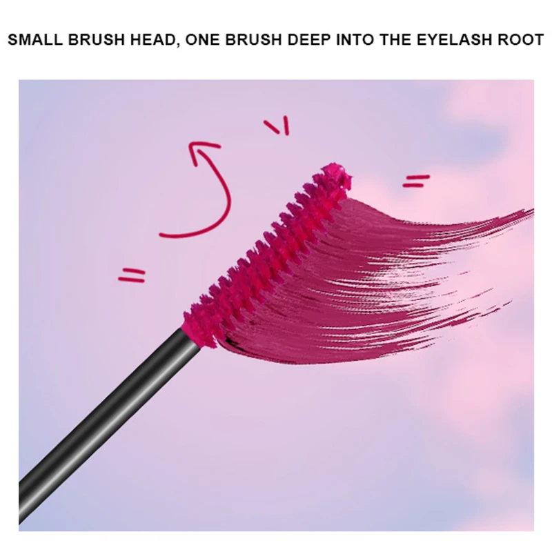 

New Sale Colorful Mascara Slim And Curled Eyelashes Not Easy To Fade Long Lasting Waterproof Lengthening Makeup Eye Lashes TSLM1