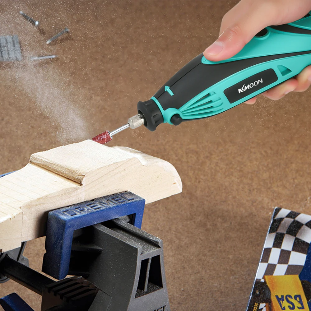 Электрическая мини-дрель KKmoon 120 шт. набор полировальных и шлифовальных