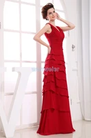 free shipping 2016 formal dresses new design maxi dresses long brides maid dress gown custom sizecolor red bridesmaid dresses