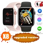 Смарт-часы X8 1,75 дюйма, оригинальные мужские и женские наручные часы, спортивный фитнес-монитор, пульсометр, водонепроницаемые часы для Xiaomi Huawei