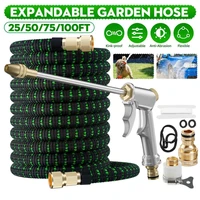 expandable magic hose pipe high pressure car wash hose adjustable spray flexible home garden watering hose cleaning water gun