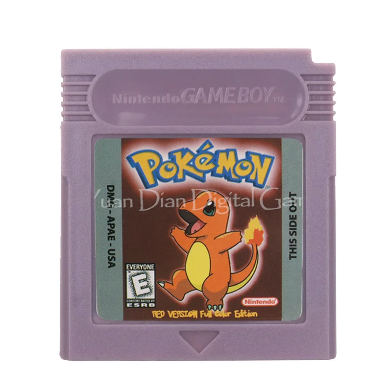 Картридж для игровой консоли Nintendo GBC красная версия полноцветная на английском