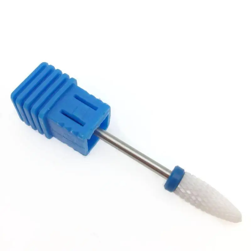 3 типа керамический сверло для ногтей 3/32 &quotвращающиеся режущие биты маникюра