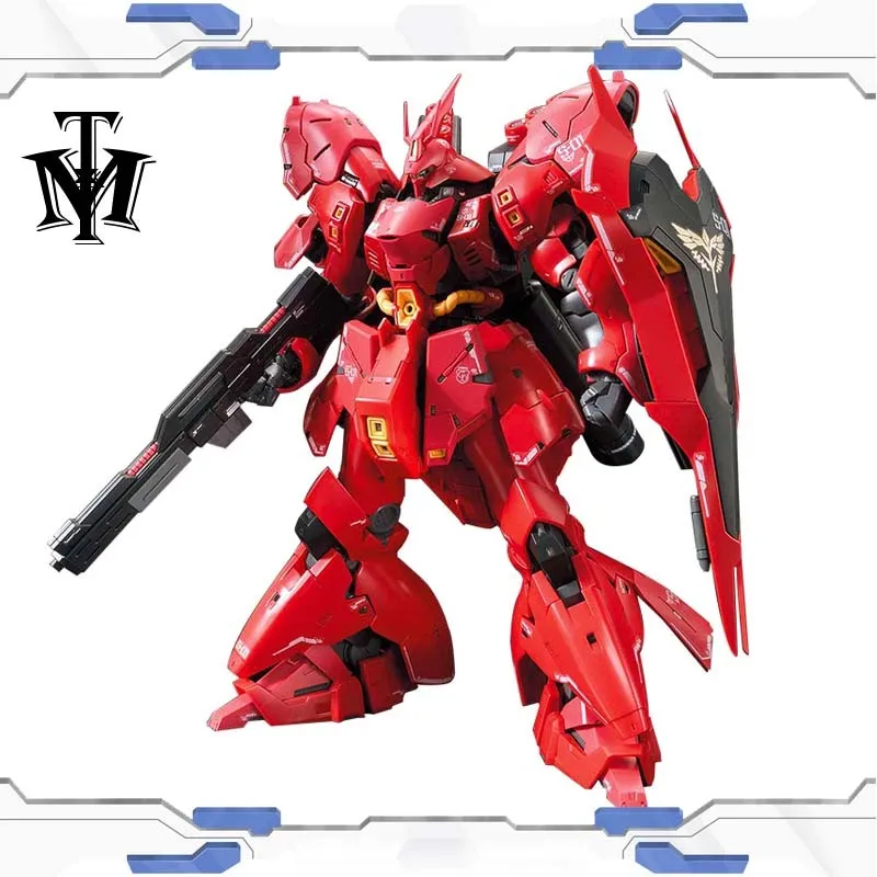 

Kits 1/144 Bandai MSN-04 Plastic RG Gunpla Anime Robot Figure Model Gundam Sazabi Toys Kids 29 Mobile Model Action Assemble Suit