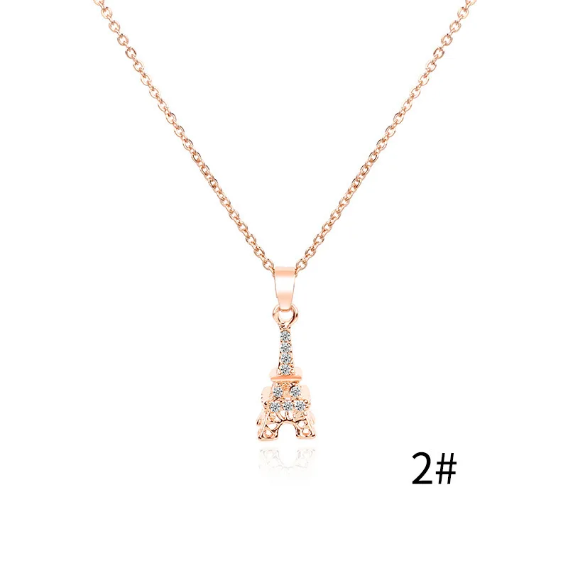 Женское колье с подвеской в форме сердца элегантная цепочка из розового золота