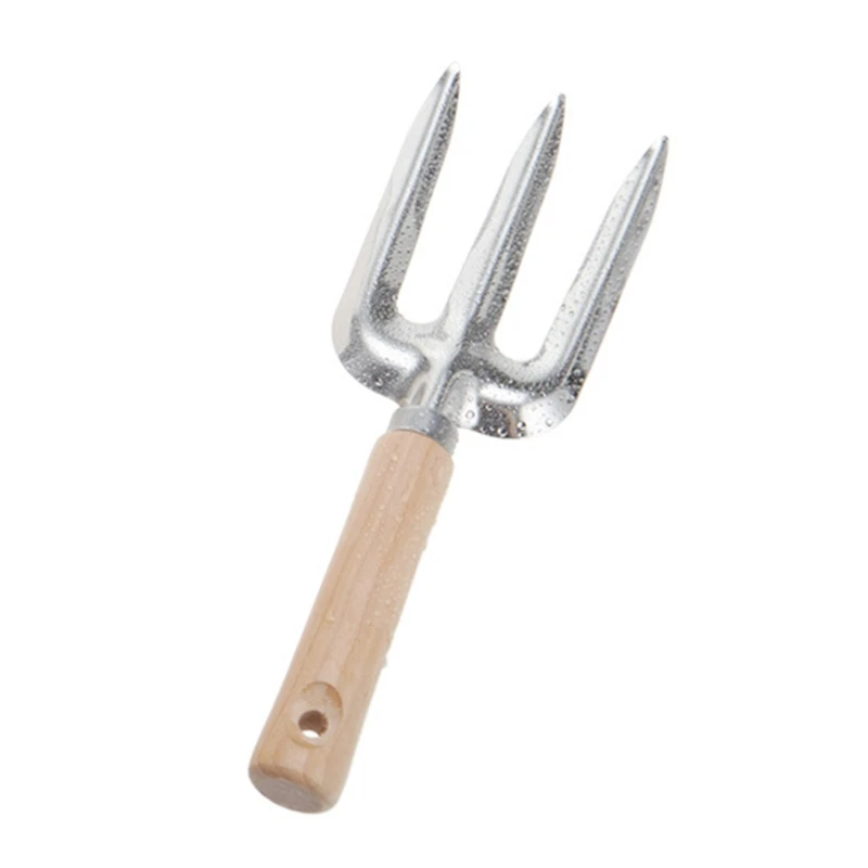 

896B Gardening Tools Gardening Tools Wooden Handle Stainless Steel Plant Tools Trowel Fork Rake Mini Gardening Accessorie