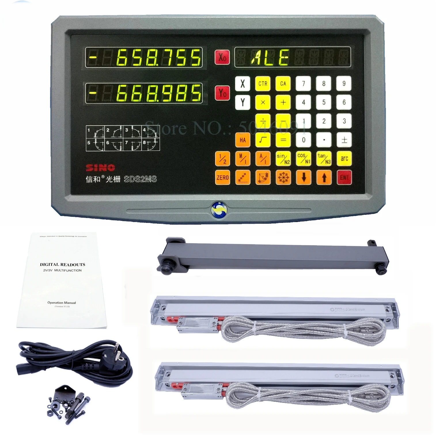 Высокоточный токарный станок DRO kit Sino 2 axis цифровое считывание SDS2MS и шт. оптические