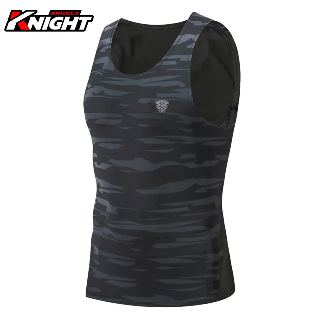 Футболка мужская быстросохнущая без рукавов дышащая майка для мотокросса одежда