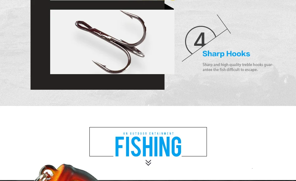 Thritop Crankbait рыболовные приманки-Воблеры искусственные жесткие приманки 3D глаза TP067 5 см 7 г 5 различных цветов
