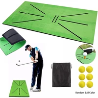 golf training mat detection batting in door golf game practice training aid cushion home office outdoor mat pad golf supplies