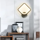 Светодиодный настенный светильник в стиле постмодерн, минималистичный креативный акриловый прикроватный светильник для кабинета, бра, осветительное приспособление