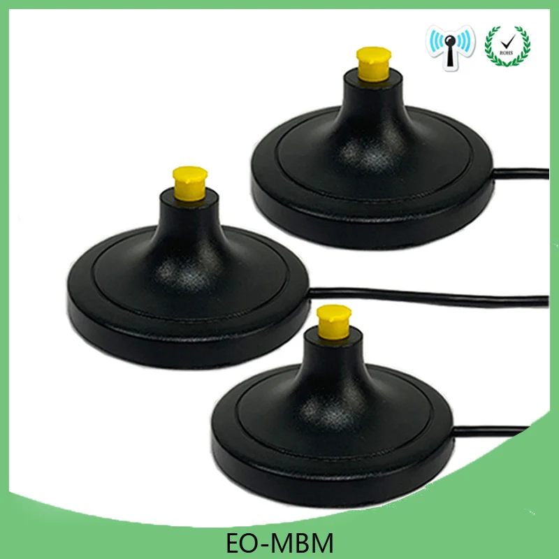20pcs Antena wifi Extension RP-SMA Male to Female Antenna with 3M Cable Magnetic Base for Router Wireless Network Card
