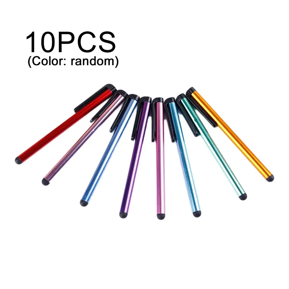 

10 Pieces Universal Capacitive Stylus Pen 7.0 Universal Stylus Touchscreen Pens Random Color for ipad Mobile Phone