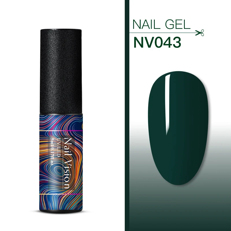 Nail Vision набор однотонных гелей для ногтей 176 цветов УФ-Гель-лак 5 мл полуперманентный лак для маникюра - Цвет: HHS06638