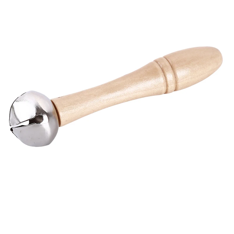 

Children Toy Musical Instruments For Chiildren Wooden Rattle Handle Wooden Single Stick Percussion Instrument Cylinder Croak
