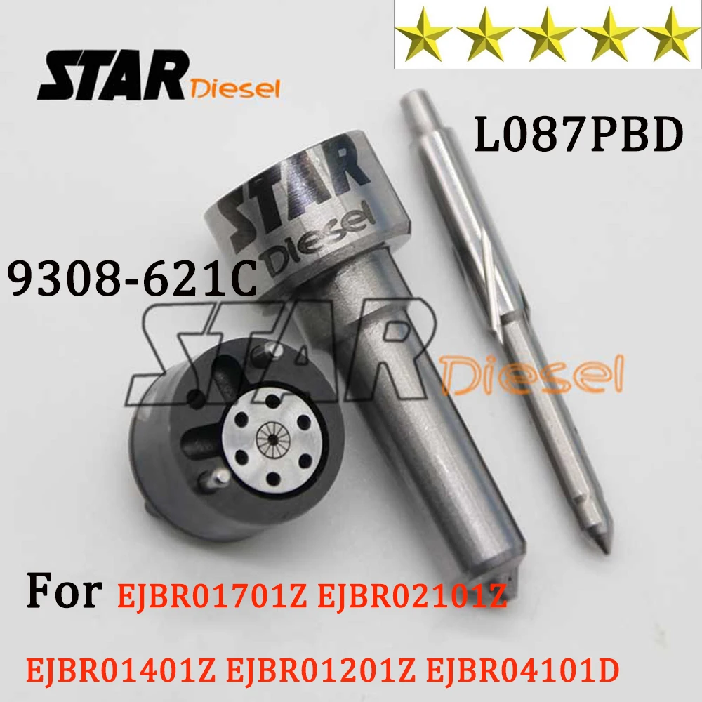 

STAR DIESEL L087PBD Nozzle 9308-621C Control Valve Diesel L087PRD 7135-644 Fuel Injector Overhaul Kit for EJBR01701Z EJBR04101D