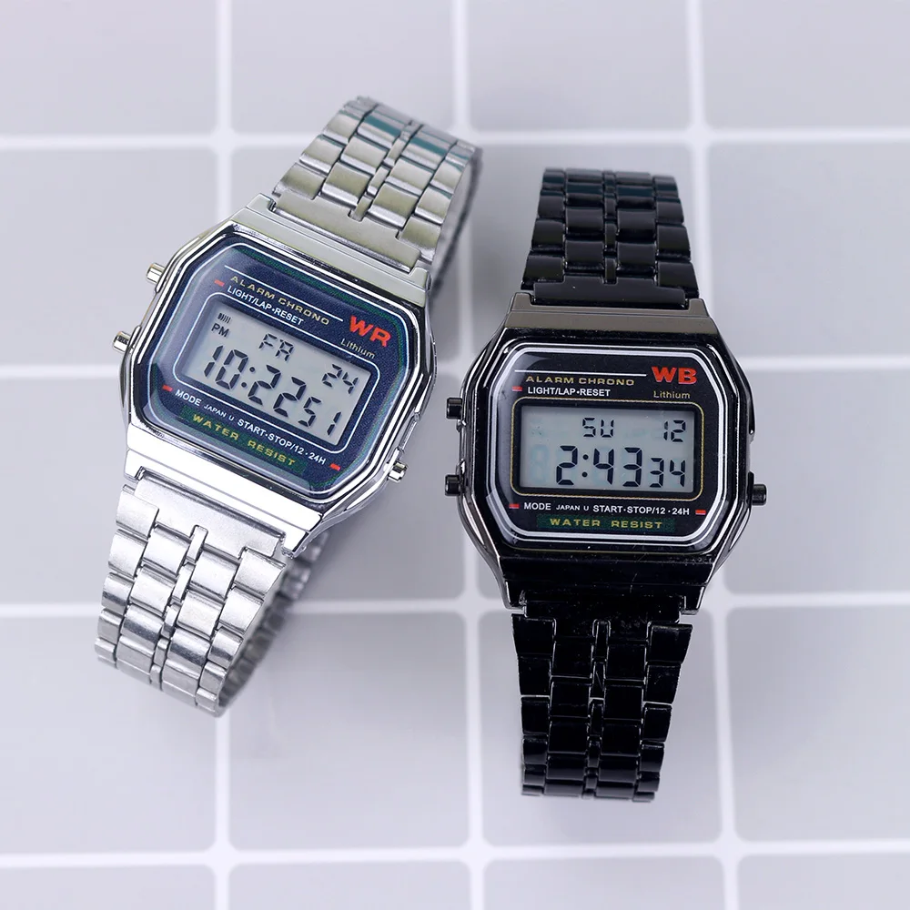 

Luxury Rose Gold Women Digital Watches Ultra-thin Steel LED Electronic Wrist Watch Ladies Clock Montre Femme Dropshipping