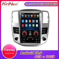 kirinavi telsa style vertical screen android 10 0 car radio for lexus rx rx330 rx300 rx350 rx400 rx450 car dvd player gps 4g bt