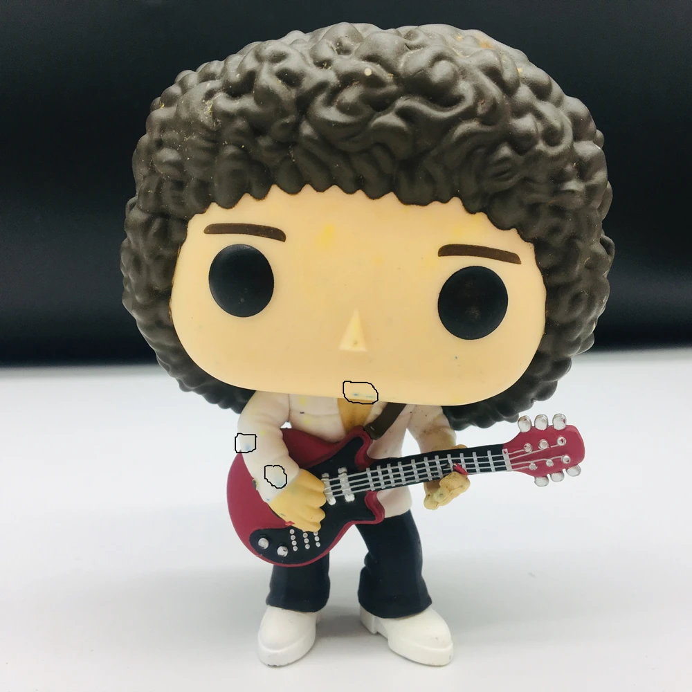 Brian May queens-rocks Роджер Тэйлор/Джон диакон/Фредди Меркурий Группа Модель игрушки Виниловая фигурка без коробки - Цвет: Brian May