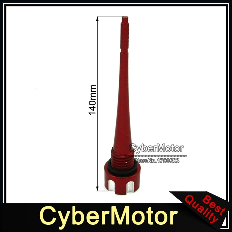 Алюминиевый красный маслоотвод с ЧПУ палочка Dip Stick для китайского Lifan YX 125cc 140cc