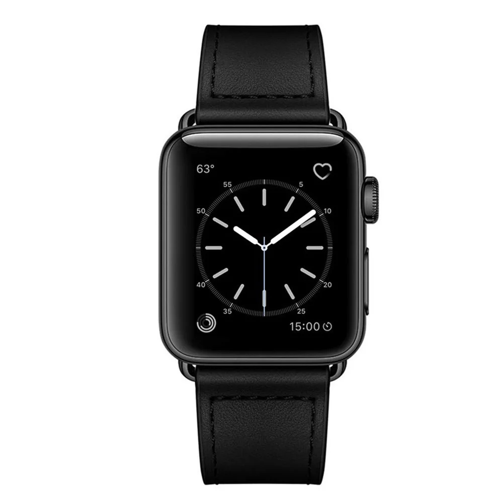 Ремешок для Apple Watch 38 мм 42 ремешок из натуральной кожи Iwatch 5/4/3/2/1 44 40 браслет