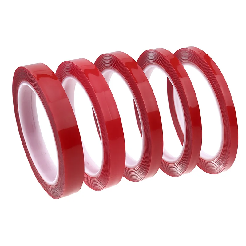

Car Universal 6/8/10/12/15CM*3M Length Transparent Double-Sided Adhesive Tape Acrylic Waterproof Protect Sticker Car Styling
