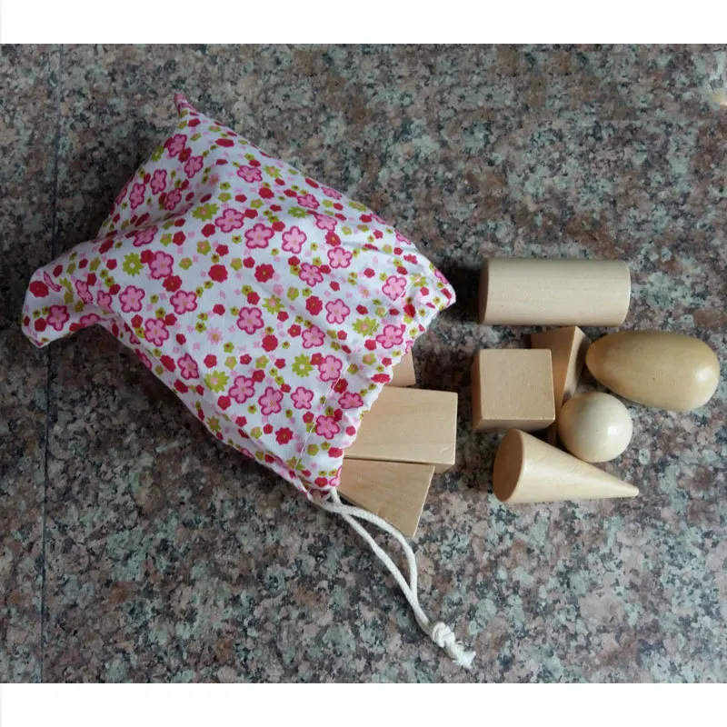 Деревянная загадочная сумка Монтессори Simingyou обучающая и развивающая игрушка