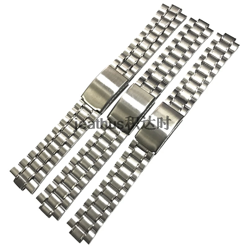 Браслет Jeathus из нержавеющей стали для наручных часов сменный Браслет-цепочка с