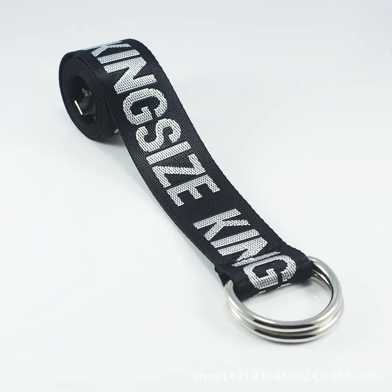 130 см Новая мода харадзюку Женский взрослый тканевый нейлоновый ремень с